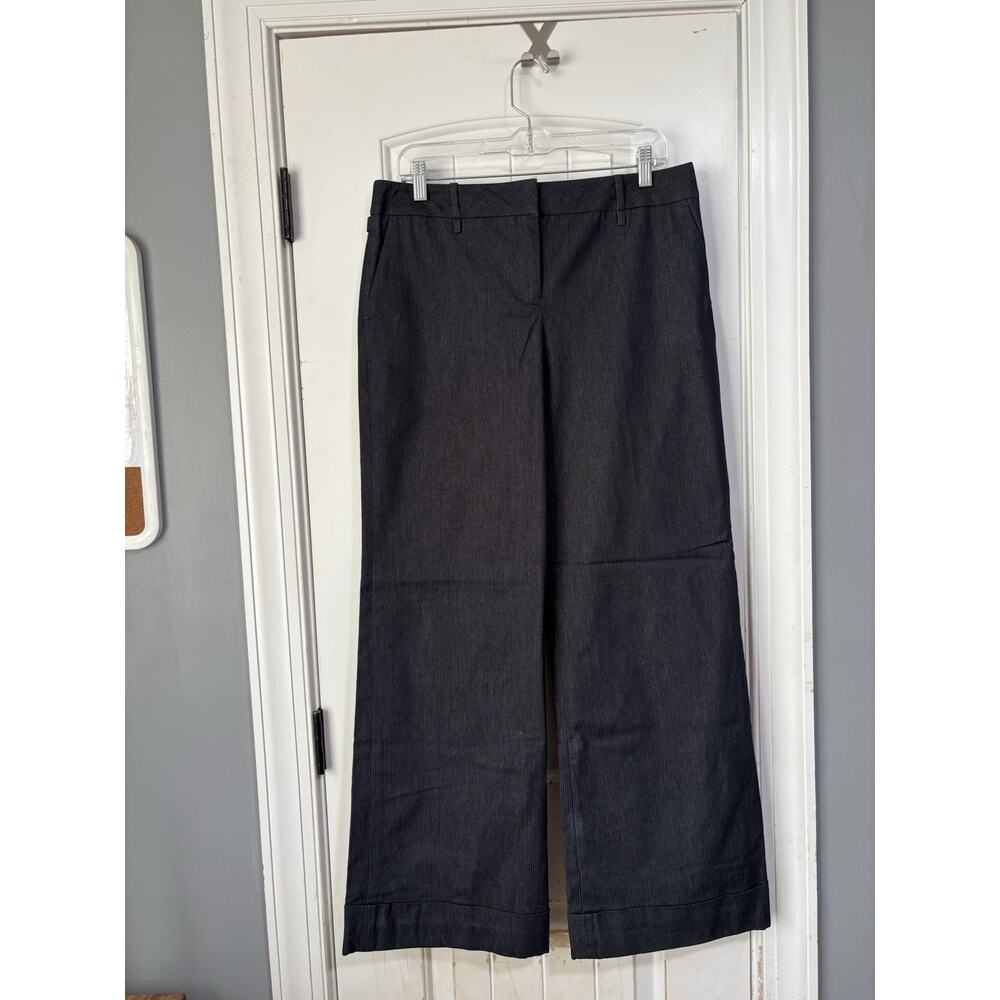 Ann Taylor‎ Audrey Pants Women's 10 Black Slight Below Waist Flare Leg